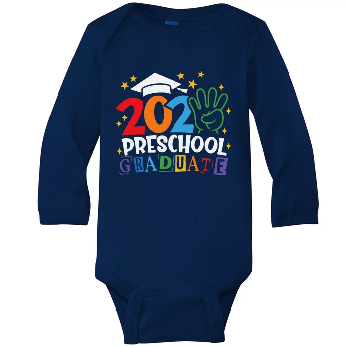 Preschool Graduate 2024 Proud Family Senior Graduation Day Baby Long Sleeve Bodysuit