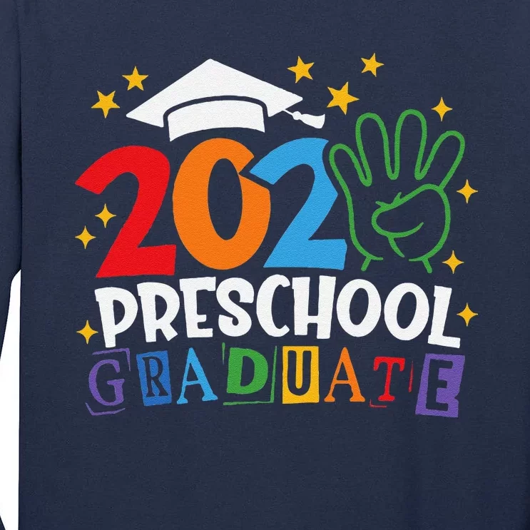 Preschool Graduate 2024 Proud Family Senior Graduation Day Tall Long Sleeve T-Shirt