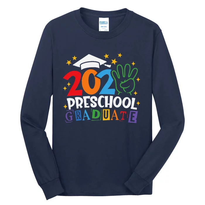 Preschool Graduate 2024 Proud Family Senior Graduation Day Tall Long Sleeve T-Shirt