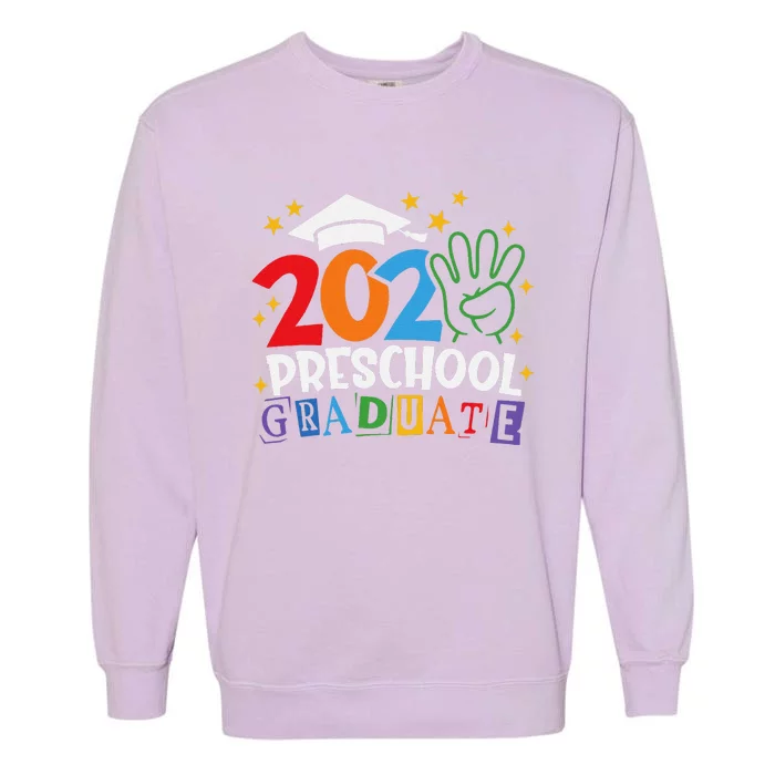 Preschool Graduate 2024 Proud Family Senior Graduation Day Garment-Dyed Sweatshirt