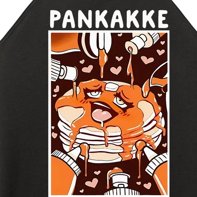 Pankakke Graphic Anime Funny Naughty Foodie Pun Pankakke Women’s Perfect Tri Rocker Tank