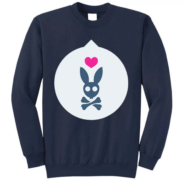 Pastel Goth Aesthetics Soft Grunge Creepy Cute Easter Bunny Sweatshirt