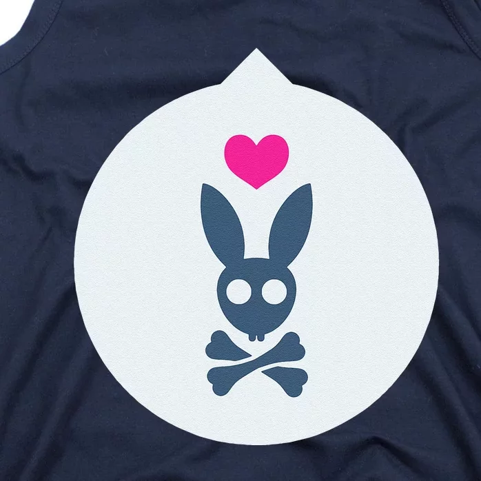 Pastel Goth Aesthetics Soft Grunge Creepy Cute Easter Bunny Tank Top