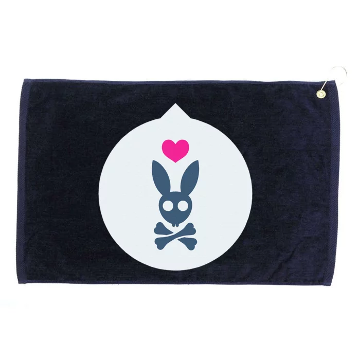 Pastel Goth Aesthetics Soft Grunge Creepy Cute Easter Bunny Grommeted Golf Towel