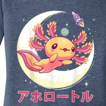 Pastel Goth Axolotl Kawaii Japanese Anime Aesthetic Nu Goth Women’s Perfect Tri Tunic Long Sleeve Shirt