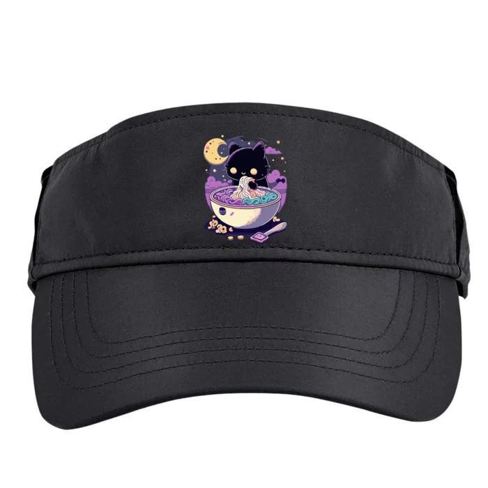 Pastel Goth Aesthetic Kawaii Creepy Cat Eating Adult Drive Performance Visor