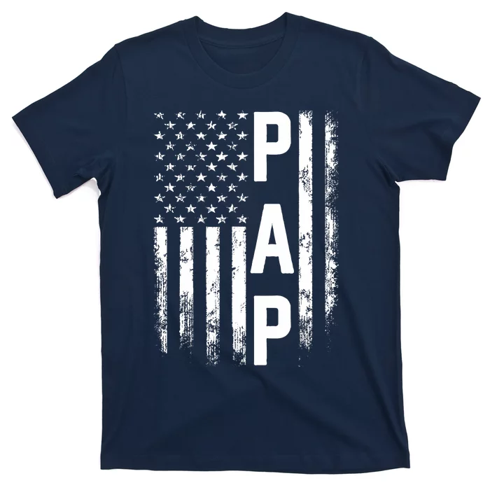 Pap Gift America Flag Gift For Father's Day T-Shirt