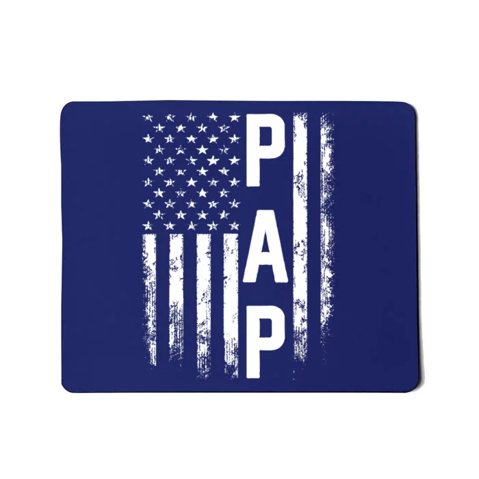 Pap Gift America Flag Gift For Father's Day Mousepad