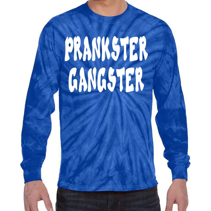 Prankster Gangster April Fool's Day Joke Graphic Art Great Gift Tie-Dye Long Sleeve Shirt