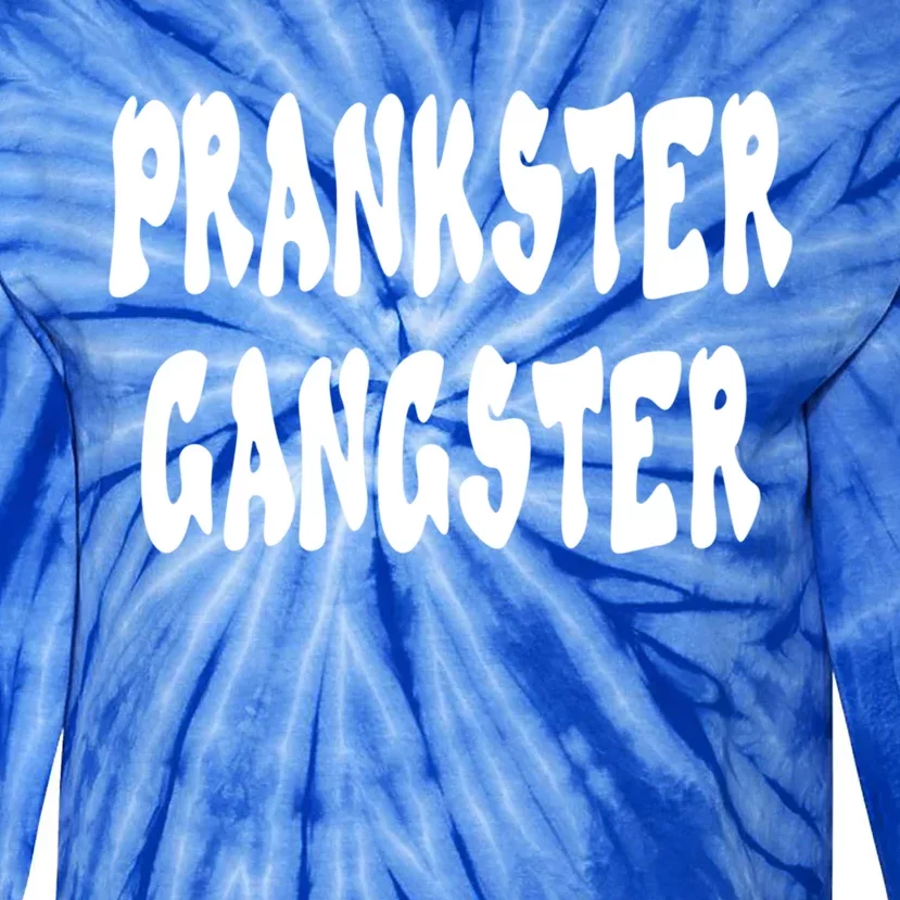 Prankster Gangster April Fool's Day Joke Graphic Art Great Gift Tie-Dye Long Sleeve Shirt