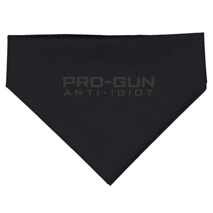 Pro Gun Anti Idiot USA-Made Doggie Bandana