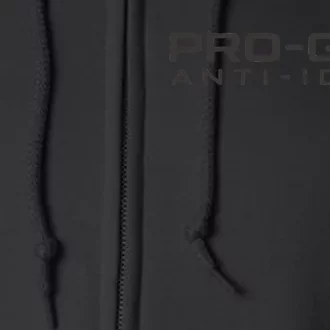 Pro Gun Anti Idiot Full Zip Hoodie