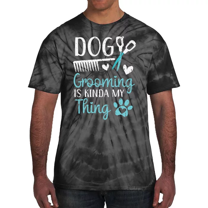 Pet Groomer Animal Stylist Pet Salon Fur Artist Furologist Tie-Dye T-Shirt