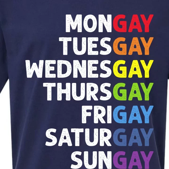 Pride Gay Agenda Mongay Pride Calendar Lgbt Calendar Week Gift Sueded Cloud Jersey T-Shirt