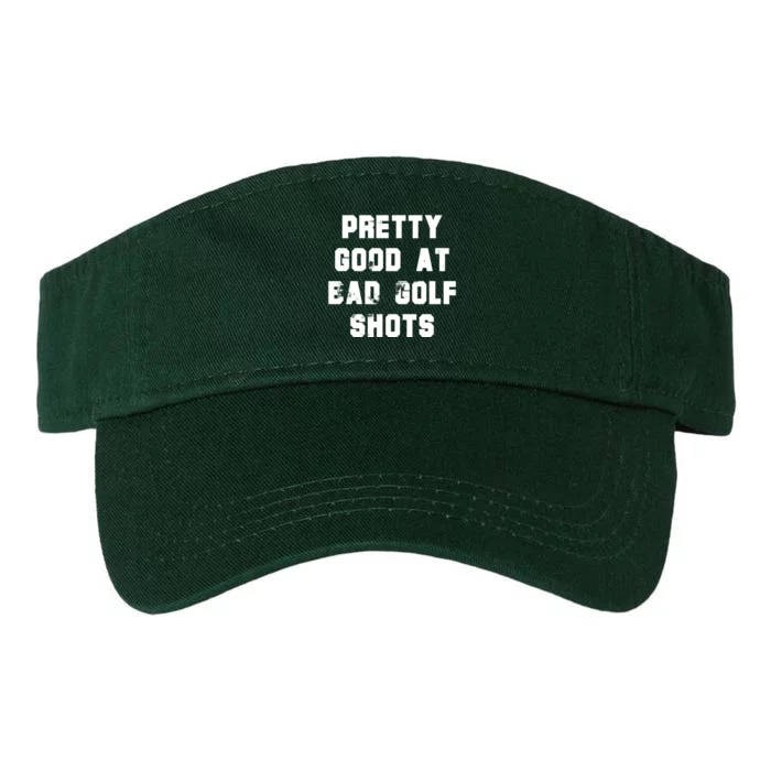 Pretty Good At Bad Golf Shots Valucap Bio-Washed Visor