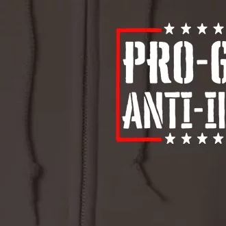 Pro Gun Anti Idiot Full Zip Hoodie