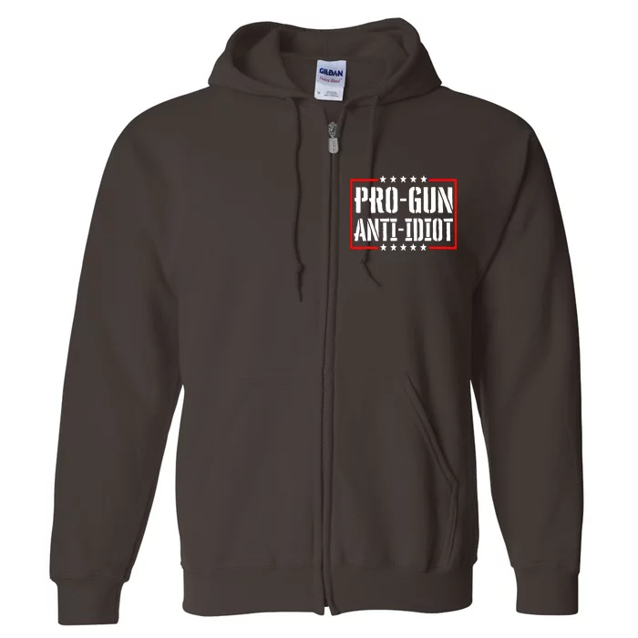 Pro Gun Anti Idiot Full Zip Hoodie