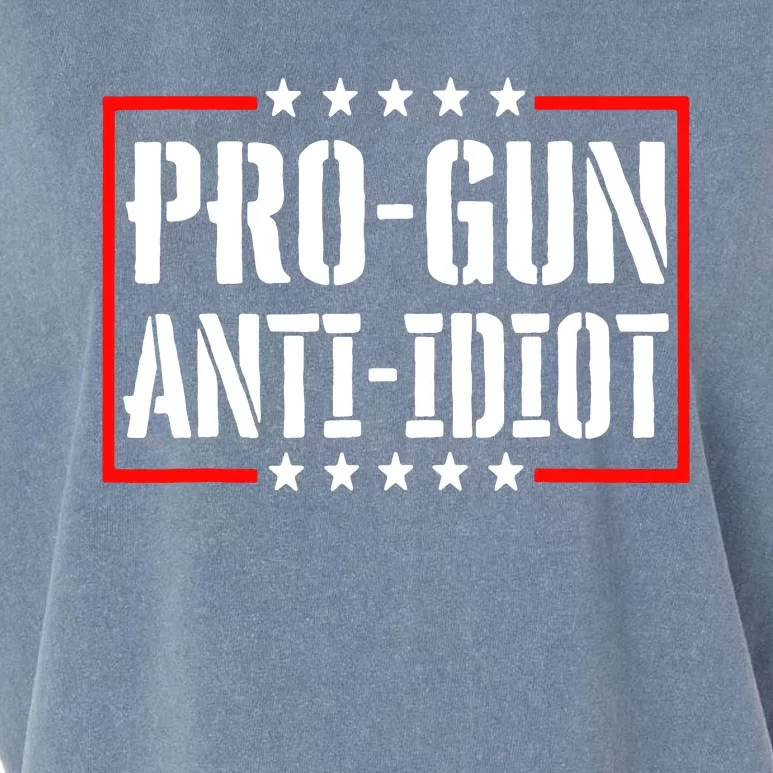 Pro Gun Anti Idiot Garment-Dyed Women's Muscle Tee