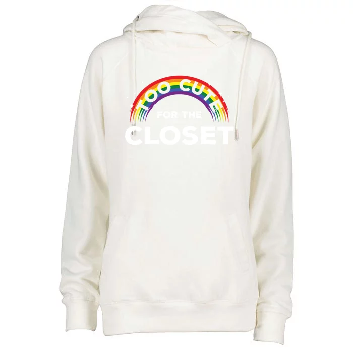 Pro Gay Agenda Rainbow Pride Flag Parade Lgbtq Couple Print Gift Womens Funnel Neck Pullover Hood