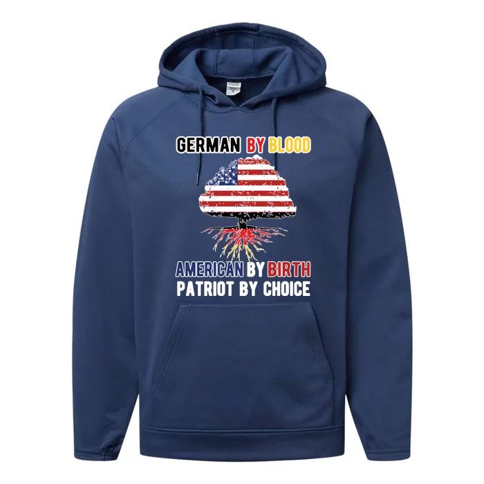 Proud Ger American Flag Gery Usa Gift Performance Fleece Hoodie