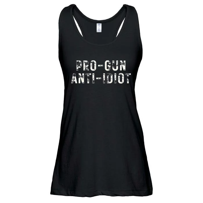 Pro Gun Anti Idiot Ladies Essential Flowy Tank