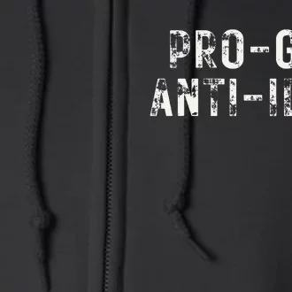 Pro Gun Anti Idiot Full Zip Hoodie