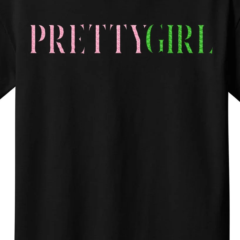 Pretty Girl Aka Beauty Style Kids T-Shirt