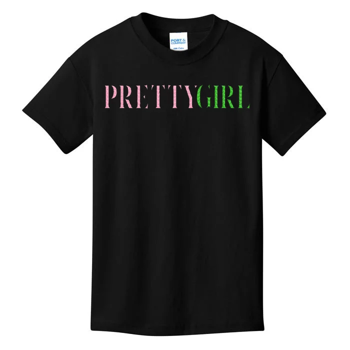 Pretty Girl Aka Beauty Style Kids T-Shirt