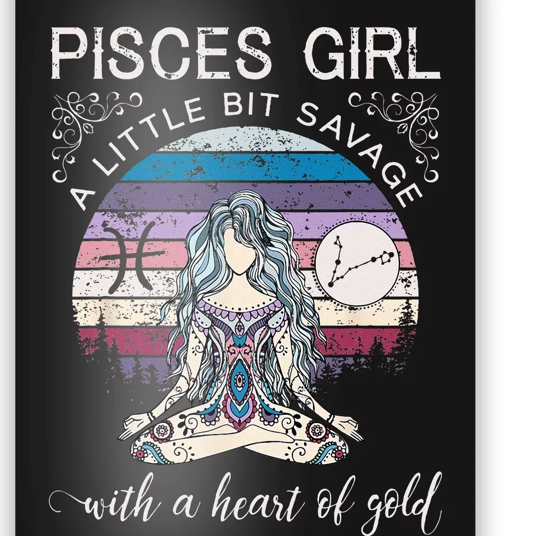 Pisces Girl Birthday For Women March Gift Poster