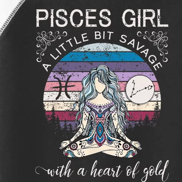 Pisces Girl Birthday For Women March Gift Toddler Fine Jersey T-Shirt