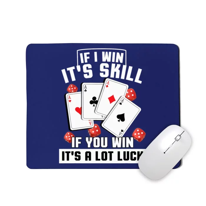 Poker Gifts Blackjack Jackpot Gambling Casino Player Mousepad