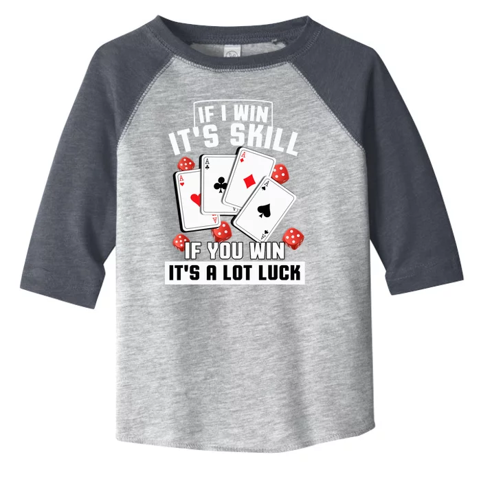 Poker Gifts Blackjack Jackpot Gambling Casino Player Toddler Fine Jersey T-Shirt