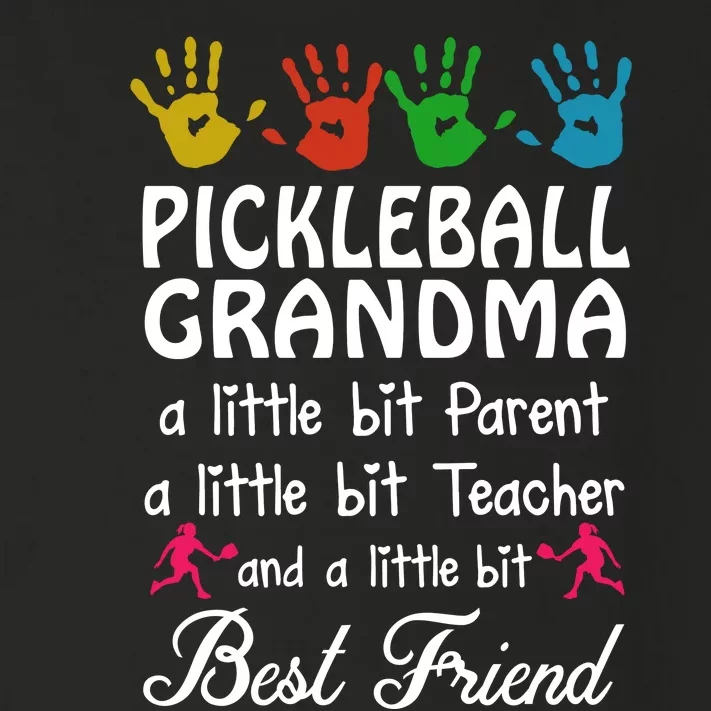 Pickleball GRANDMA BEST FRIEND Toddler Long Sleeve Shirt