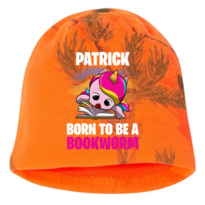 Patrick Gift Born To Be A Bookworm Gift Personalized Gift Kati - Camo Knit Beanie