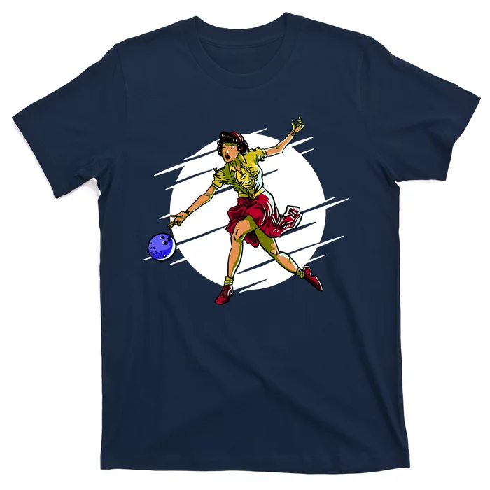 Pinup Girl Bowling T-Shirt