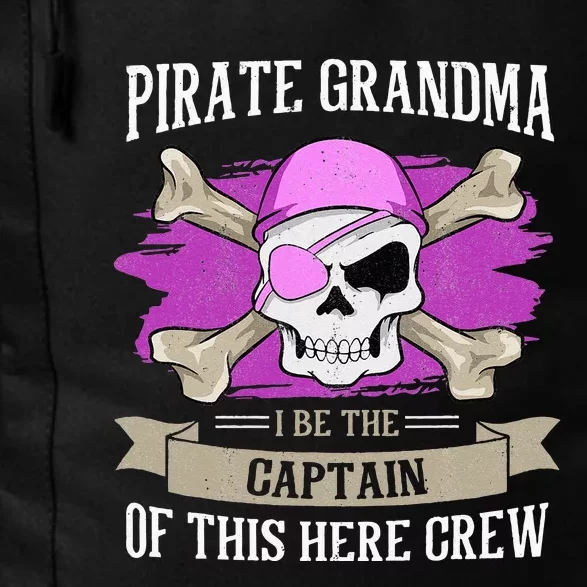 Pirate Grandma Caribbean Captain Grandmother Pirate Daily Commute Backpack