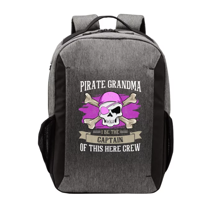 Pirate Grandma Caribbean Captain Grandmother Pirate Vector Backpack