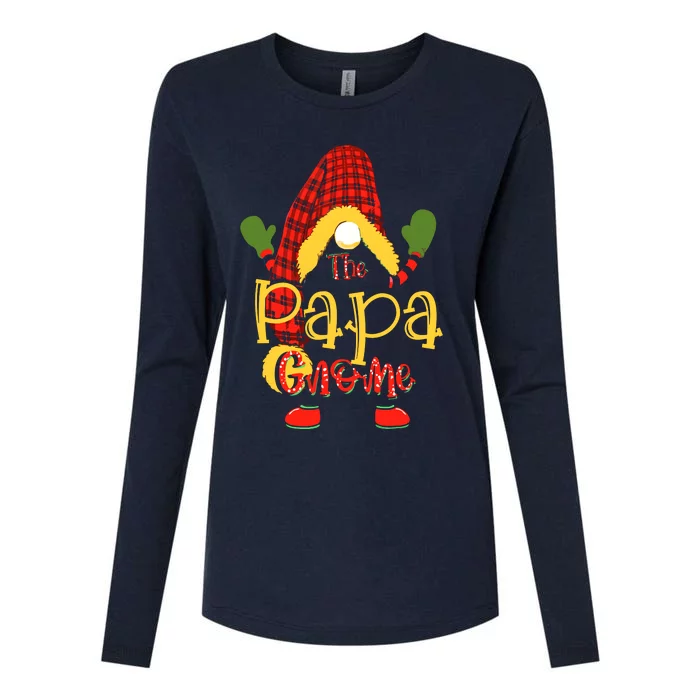 Papa Gnome Christmas Pajamas Matching Family Group Womens Cotton Relaxed Long Sleeve T-Shirt