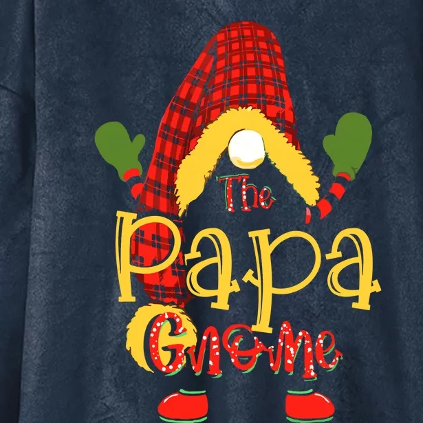 Papa Gnome Christmas Pajamas Matching Family Group Hooded Wearable Blanket