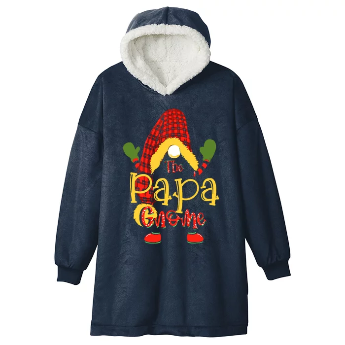 Papa Gnome Christmas Pajamas Matching Family Group Hooded Wearable Blanket