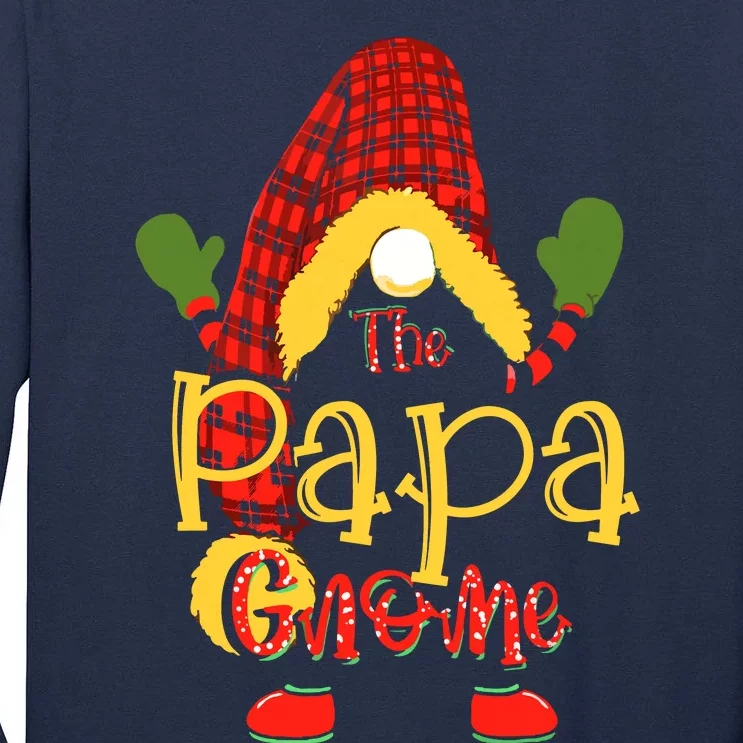 Papa Gnome Christmas Pajamas Matching Family Group Tall Long Sleeve T-Shirt