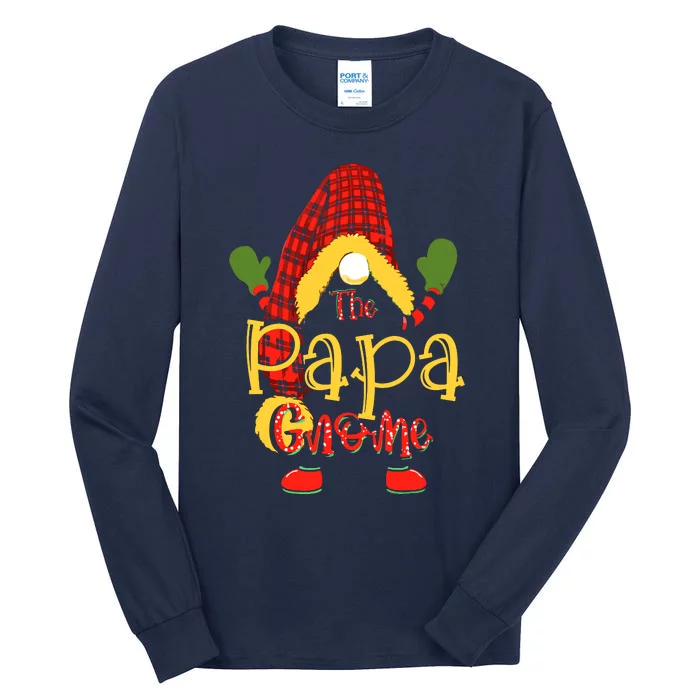 Papa Gnome Christmas Pajamas Matching Family Group Tall Long Sleeve T-Shirt