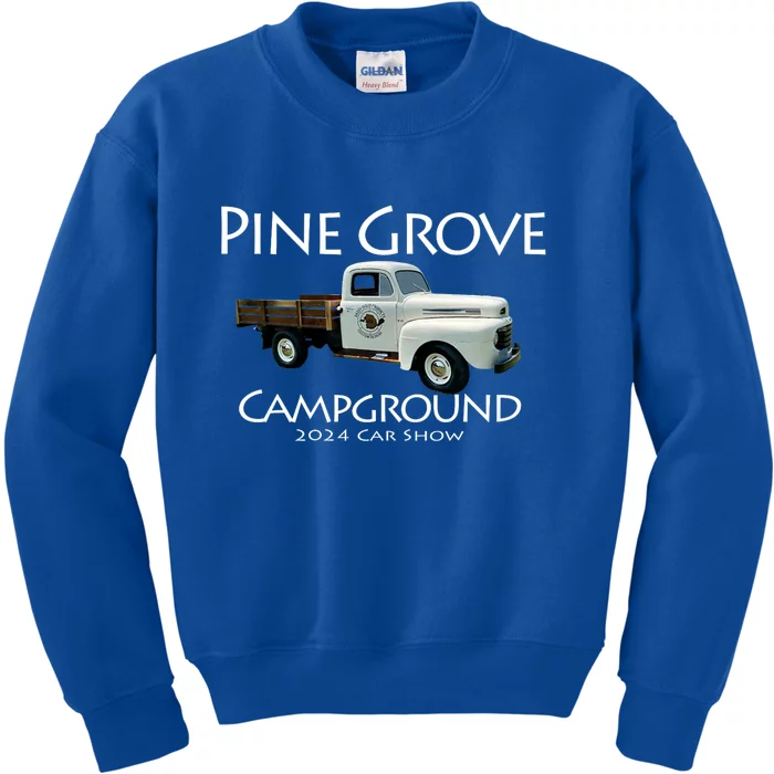 Pine Grove Car Show Weekend Kids Sweatshirt