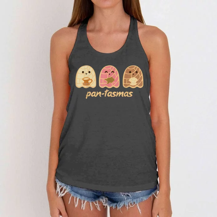 Pantasmas Ghost | Cute Ghost Fall For Women Women's Knotted Racerback Tank