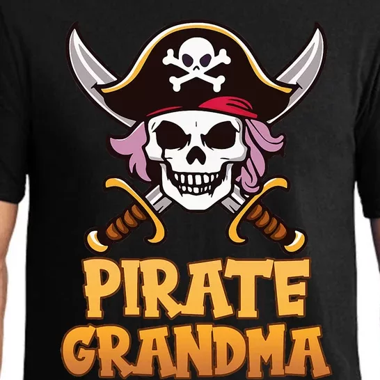 Pirate Grandma Captain Matching Grandma Halloween Costume Pajama Set