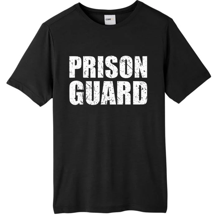 Prison Guard Costume Jail Corrections Officer Halloween ChromaSoft Performance T-Shirt