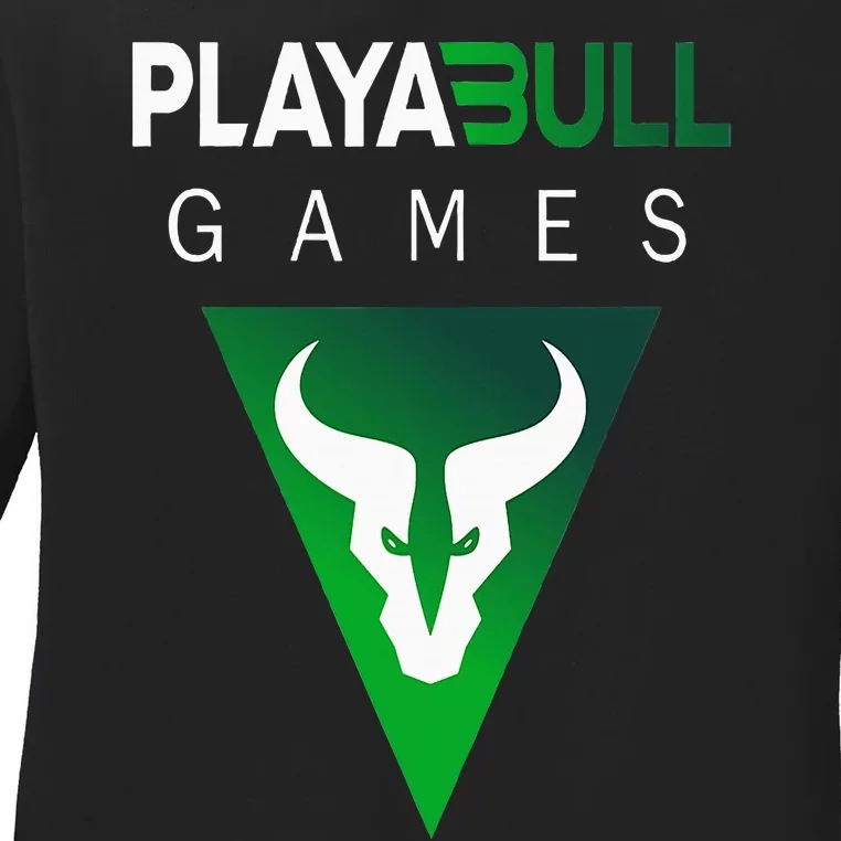 Playabull Games Crypto Playable Games 3ull Playa3ull Games Ladies Long Sleeve Shirt