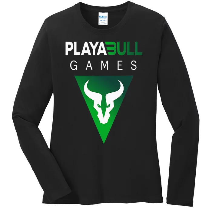 Playabull Games Crypto Playable Games 3ull Playa3ull Games Ladies Long Sleeve Shirt