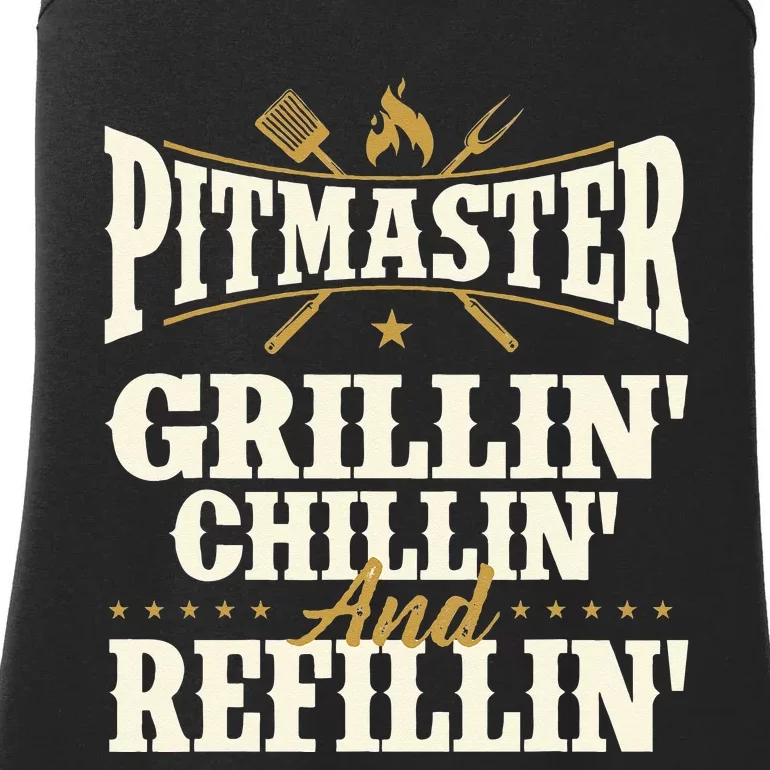 Pitmaster Grillin Chillin And Refillin BBQ Smoker Grilling Ladies Essential Tank