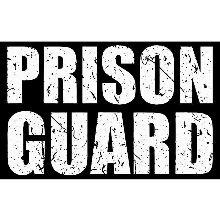 Prison Guard Costume Jail Corrections Bumper Sticker